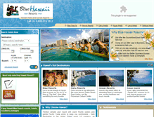 Tablet Screenshot of bluehawaiiresorts.com